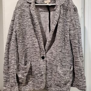 Loft Grey knit blazer size 18